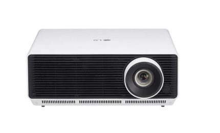 LG ProBeam BU50NST 5000-Lumen HDR XPR 4K UHD Laser DLP Projector, Integrated Wi-Fi & Web Browser, HDR10, 2x5-W Speakers, HDBaseT, 2x HDMI, 2x USB, White | LGBU50RG.AMA