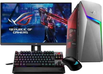 Asus Rog Strix R7 - Ryzen 7 5700G, RTX 3060 12GB, 16GB RAM, 1TB HDD + 256GB SSD, Keris AimPoint Gaming Mouse, X807 Scope RX TKL Optical Mechanical Keyboard, Rog Strix XG249CM 23.8'' Monitor
