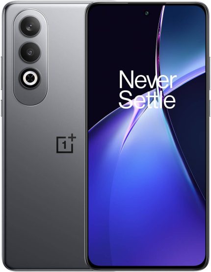 OnePlus Nord CE4 5G Dual Sim Mobile Phone, 6.7" Fluid AMOLED 120Hz Display, Snapdragon 7 Gen 3, 8GB RAM, 256GB ROM, Adreno 720 GPU, OxygenOS 14, INTL Version, 5500mAh, Dark Chrome | CPH2613