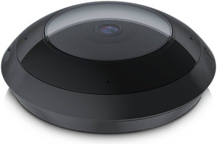 Ubiquiti UniFi AI 360 Protect Camera, Ultra-Wide, 360° Fisheye Lens, Captures 1920x1920, 30 FPS Vvideo, 5MP CMOS Sensor, Built-in IR LEDs for Clear Night Vision, Black | UVC-AI-360
