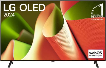 LG B4 Smart Television, 77" 4K UHD Display, OLED Display Type, 120Hz Native Refresh Rate, a8 AI Processor 4K Processor, Built-In 20W Audio Output, Black | OLED77B46LA Open box
