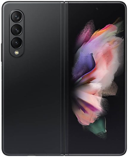 Samsung Galaxy Z Fold 3 5G 7.6'' Smartphone, Single Sim + e-Sim, 12GB RAM, 512GB Internal Storage, Android 11, 12+12+12 MP Camera, International Version, Phantom Black | Z Fold3