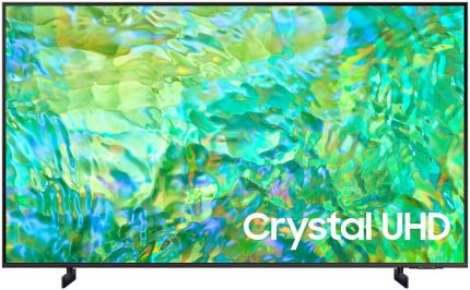 Samsung 85" CU8000 Crystal UHD 4K Smart TV, Crystal Processor 4K, Smart Hub, AirSlim Design, Dynamic Crystal Color, 2CH Built-In Speaker, WiFi5 / BT5.2, 3x HDMI, 2x USB, LAN, Black | UA85CU8000UXZN