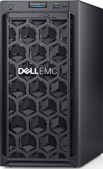 Dell PowerEdge T140 Server - Intel Xeon E-2224 3.4GHz, 8GB DDR4, 1TB 7.2K RPM SATA, DVD+/-RW SATA Internal | PowerEdge-T140