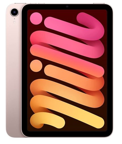 Apple iPad Mini 2021 (6th Gen), 8.3'' Multi-Touch Liquid Retina Display Tablet, 64GB Storage, Wi-Fi Only, Pink | MLWL3LL/A