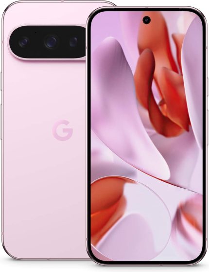 Google Pixel 9 Pro Dual Sim 5G Mobile Phone, 6.3" LTPO OLED 120Hz Display, Google Tensor G4, 16GB RAM, 256GB ROM, Android 14, 4700mAh Battery, Rose Quartz | P9-PRO 256 RQ