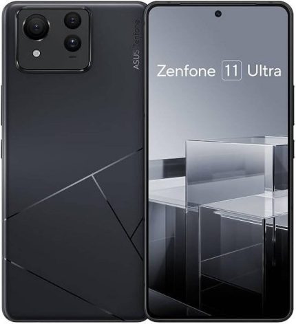 Asus Zenfone11 Ultra Mobile Phone, 6.78" FHD+ Flexible AMOLED Display, Qualcomm Snapdragon 8 Gen 3 Processor, 16GB RAM, 512GB Storage, Android 14 OS, Eternal Black | ZENFONE11512EB