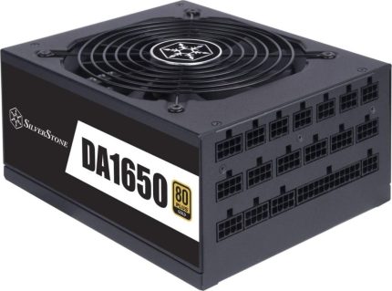 SilverStone DA1650 Gold, 80 PLUS Gold 1650W Power Supply, Fully Modular, ATX | SST-DA1650-G