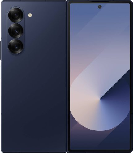 SAMSUNG Galaxy Z Fold6 AI Smartphone, 7.6" QXGA+ 120 Hz AMOLED 2X Display, Octa-Core CPU, 12GB RAM, 512GB Storage, 50 MP Camera, Dual-SIM, 5G Network, 4400 mAh Battery, Navy | SM-F956BDBGMEA