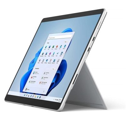 Microsoft Surface Pro 8, 13" Tablet, Intel i5-1135G7, 8GB RAM, 256GB SSD, Windows 11 - Platinum
