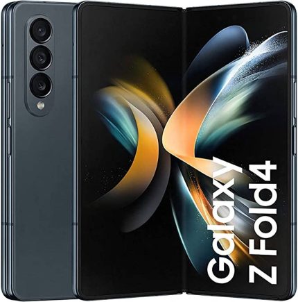 Samsung Galaxy Z Fold4 Android Folding Smartphone, 6.2" Foldable Dynamic AMOLED Display, Qualcomm Snapdragon, 512GB, 12GB RAM, 50MP+12MP+10MP Camera, 4400mAh Battery, Graygreen | SM-F936BZKG