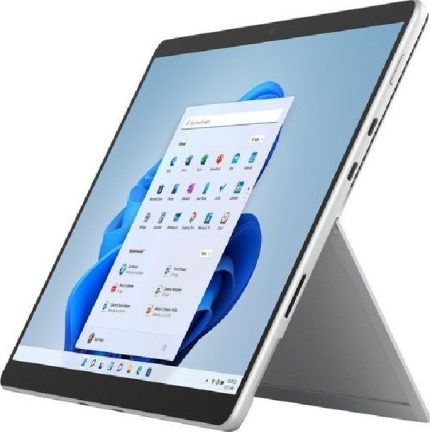 Microsoft Surface Pro 8 13'' Tablet, 11th Gen Core i5-1145G7 2.40 GHz (Intel Evo), 2880x1920 Resolution, 8GB RAM, 256GB SSD, Windows 10 Pro, USA, Platinum | 8PR-00033