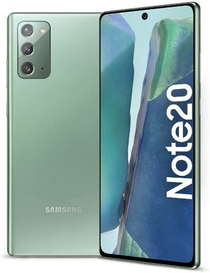 Samsung Galaxy Note20 Dual SIM Mobile Phone, 256GB, 8GB RAM, 5G - Mystic Green
