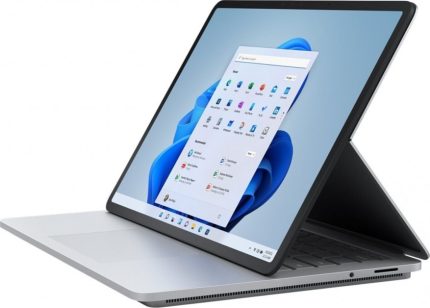 Microsoft Surface Studio 2 in 1 Convertible Laptop, 14.4" 2.5K 120 Hz Touch Display, Intel Core i7-11370H, 16GB RAM, 512GB SSD, GeForce RTX 3050 Ti 4GB, Backlit K/B, Windows 11, Platinum | ABR-00001