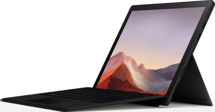 Microsoft Surface Pro 7 for Business – Intel Core i7 16GB RAM 512GB SSD Windows 10 Pro, Warranty 1 Year - Black | PVU-00020